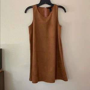 Suede dress